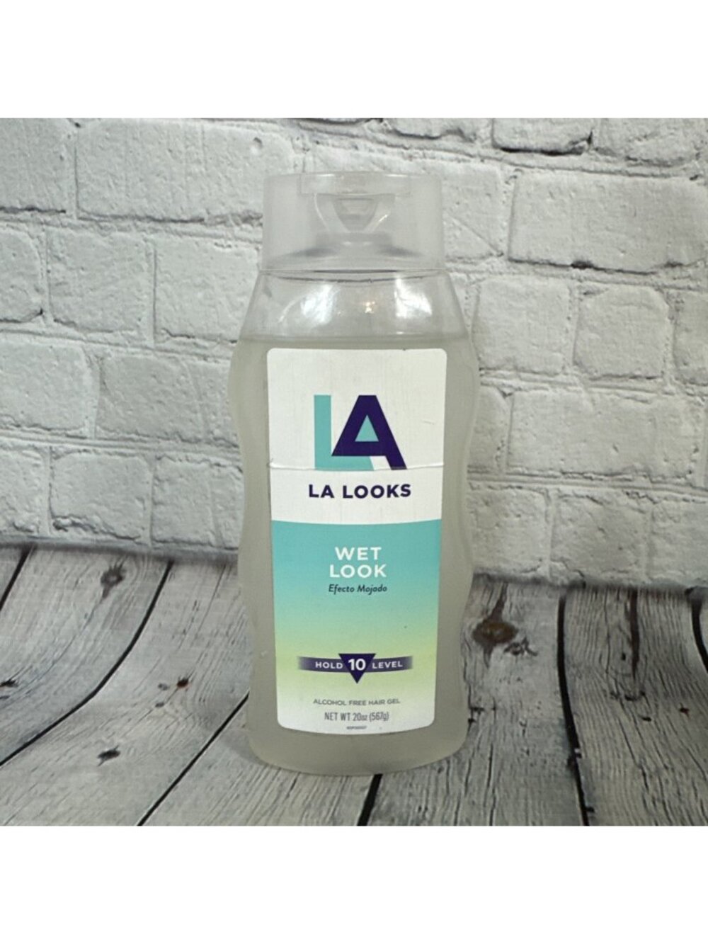 LA Looks WET LOOK Level 10 Hold Alcohol Free Hair Gel 20oz Discontinued NOS Hair